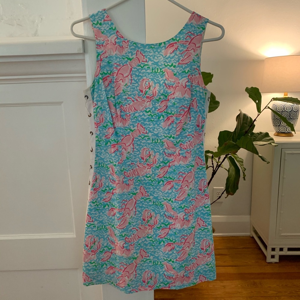 Rare Lilly Pulitzer lobster shift dress-2